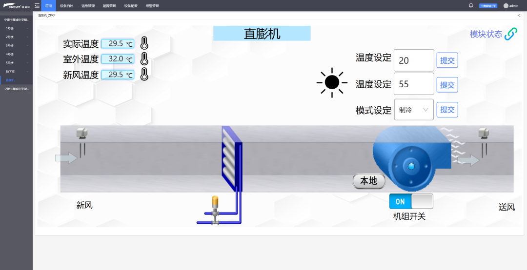 格瑞特智慧機電管理系統(tǒng)在學校項目中實現(xiàn)多維管理(圖7)